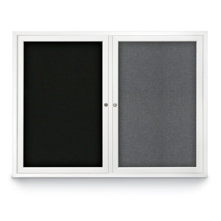 United Visual Products Corkboard, Burgundy/Black, 96" x 48" UV420I-BLACK-DBURGU